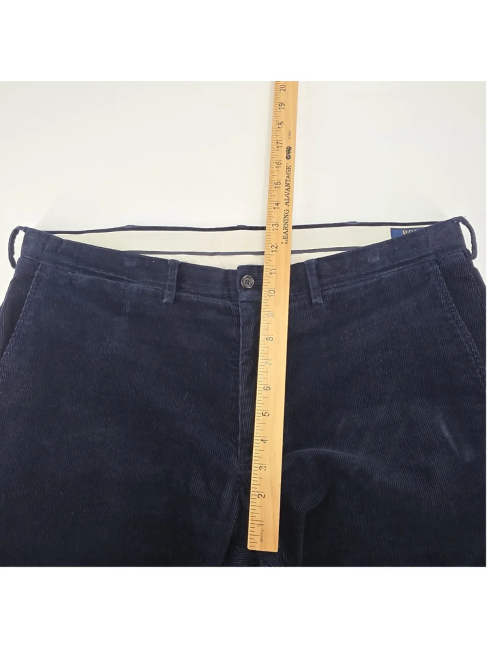 Polo Ralph Lauren Stretch Classic Fit Corduroy Pants Mens 38x30 Navy Cotton